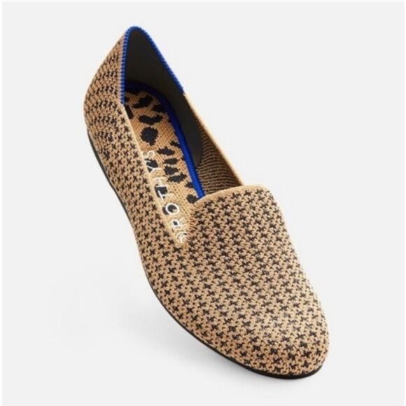 Rothy's The Loafer in Gold Houndstooth Sz 8 - Picture 1 of 12